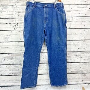 Dickies‎ Carpenter Jeans Mens [Size 38x32] Blue Denim Utility Work Pants
